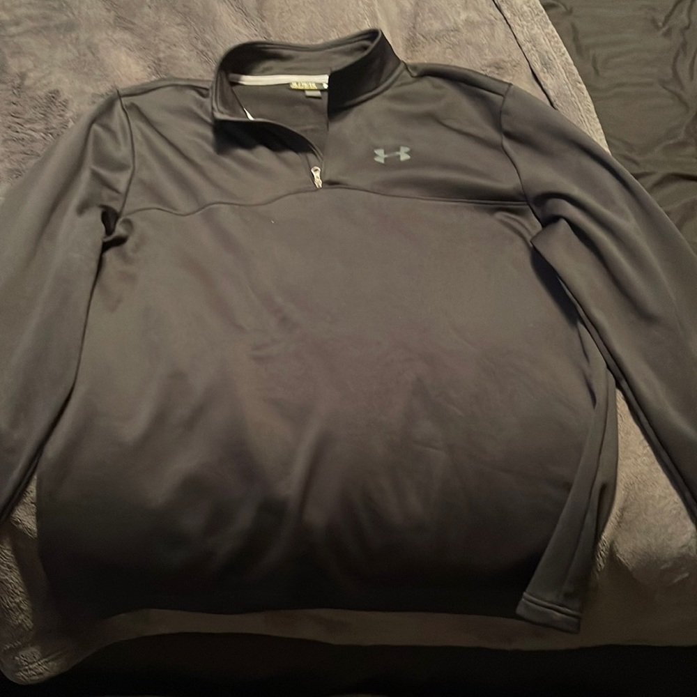 Mens under armour 3/4 zip size xl